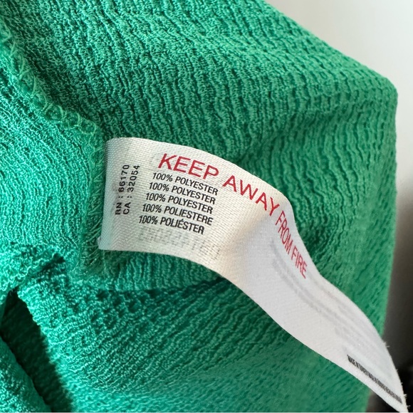 Free People Lyla Midi Dress Ruched Golf Green Medium - Picture 5 of 6